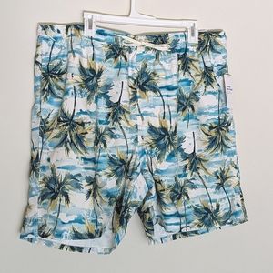 Old Navy Men's Printed Swim Trunks 7" inseam NWT